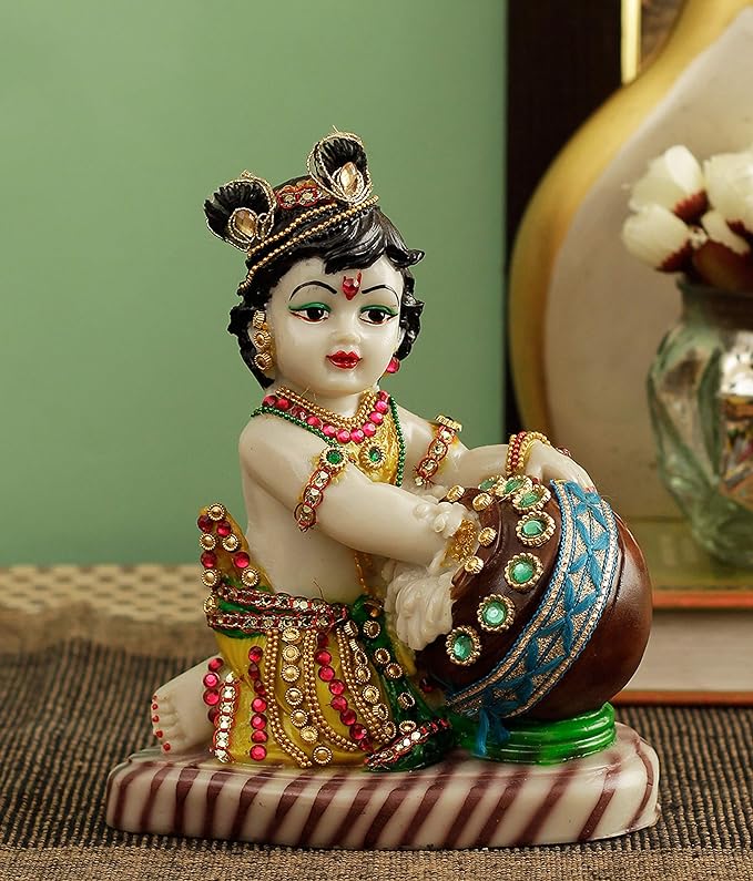 Lord Krishna Makhan Chor Idol