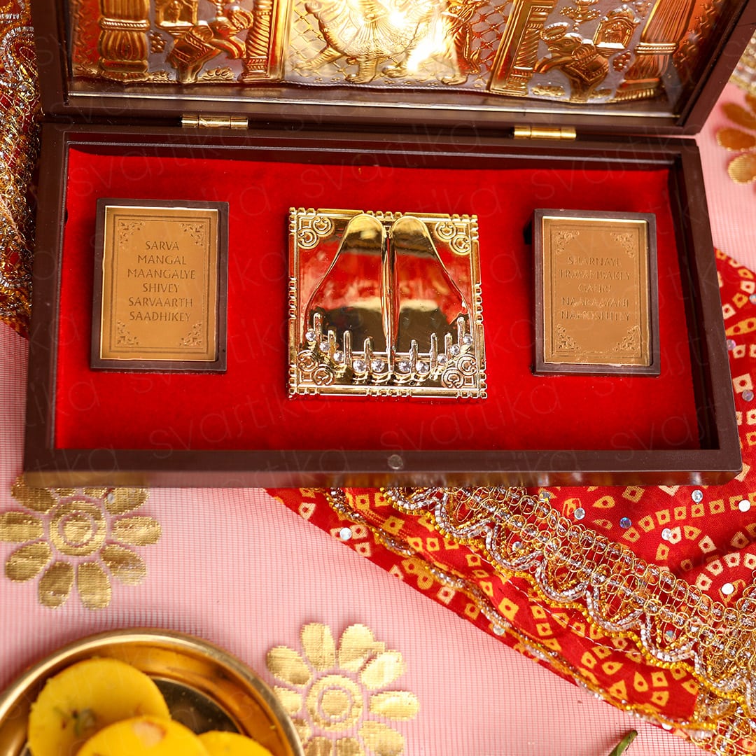 Nav Durga Pocket Temple (24 Karat Gold Coated)